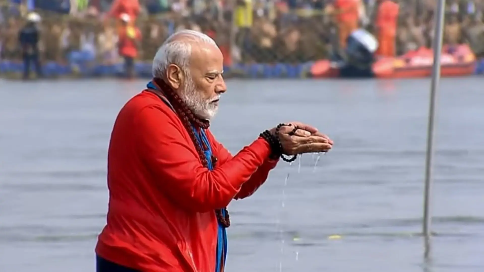 Modi at Maha Kumbh: Indian PM takes holy dip at Sangam in Prayagraj | Watch Modi at Maha Kumbh: Indian PM takes holy dip at Sangam in Prayagraj | Watch