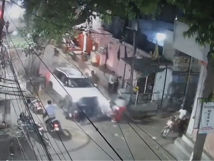 WATCH | Horrific video of speeding car ramming commuters in Jaipur; 3 killed
