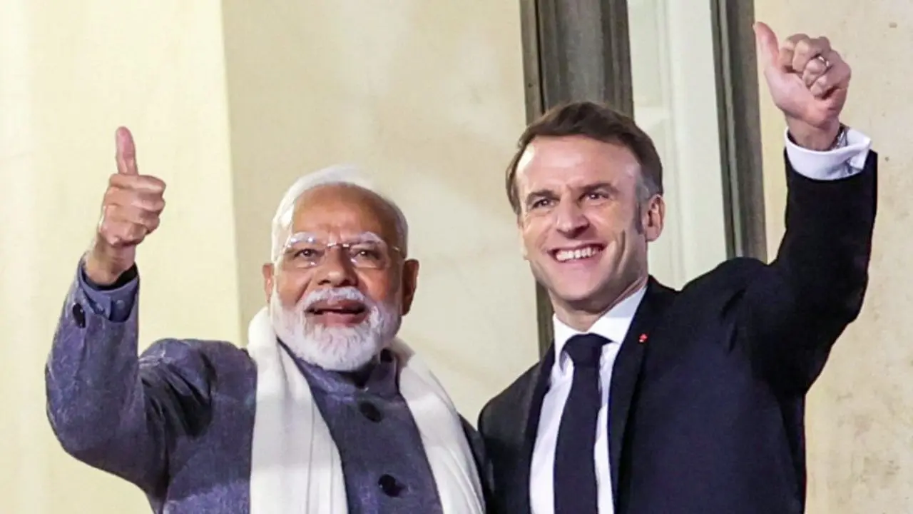 India-France relations 'touched new heights', PM Modi, Macron travel to Marseille in presidential aircraft India-France relations 'touched new heights', PM Modi, Macron travel to Marseille in presidential aircraft