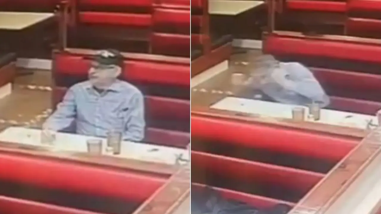 Video: Man sitting in restaurant hit by debris from Philadelphia plane crash Video: Man sitting in restaurant hit by debris from Philadelphia plane crash