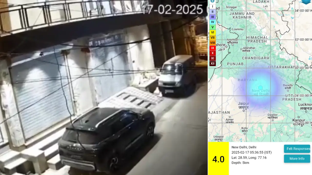 4.0-magnitude quake jolts Delhi and surrounding regions, PM Modi urges people to 'stay calm' 4.0-magnitude quake jolts Delhi and surrounding regions, PM Modi urges people to 'stay calm'