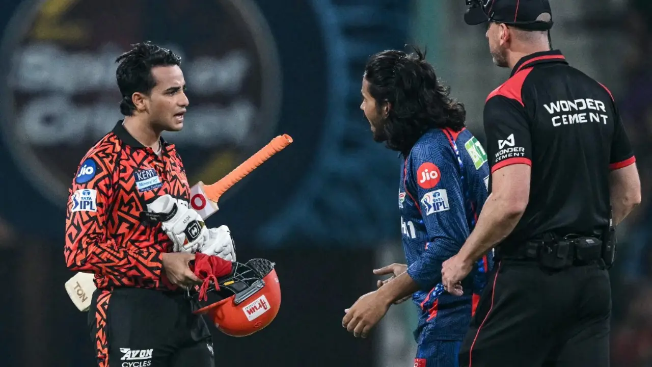 Watch: Abhishek Sharma-Digvesh Rathi involved in heated argument, BCCI VP Rajeev Shukla acts as peacemaker