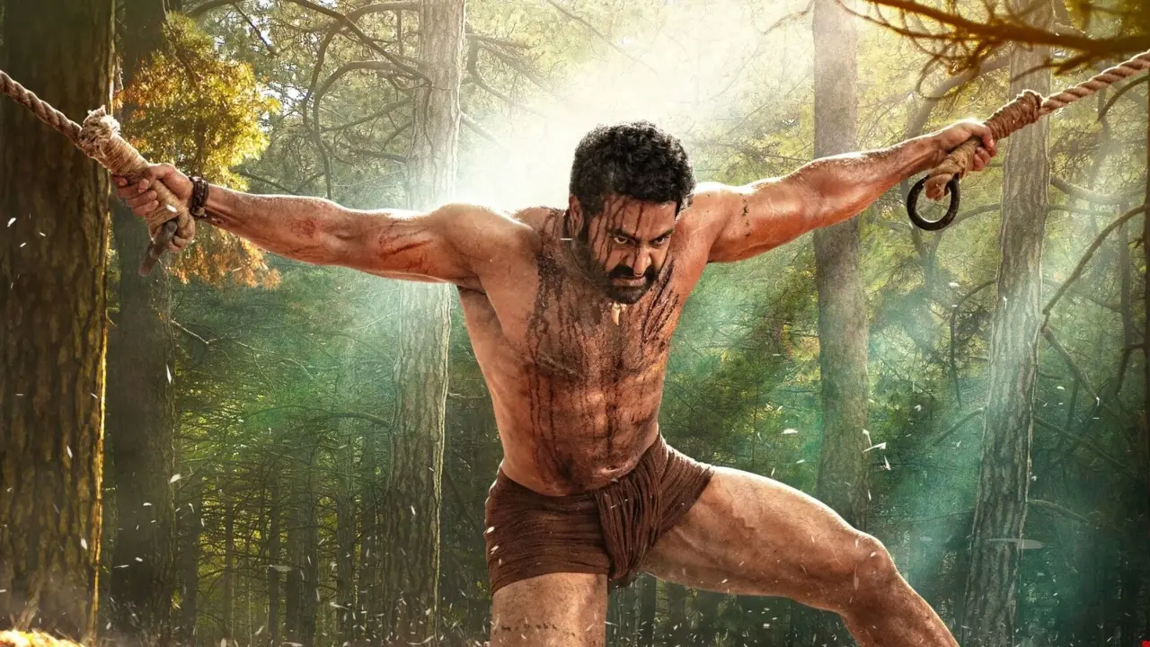 Jr NTR in opening scene of RRR