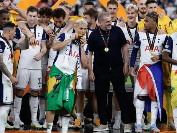 Ange Postecoglou lives up to promise as Spurs boss delivers silverware in Europe, says 'I'm a winner' Ange Postecoglou lives up to promise as Spurs boss delivers silverware in Europe, says 'I'm a winner'