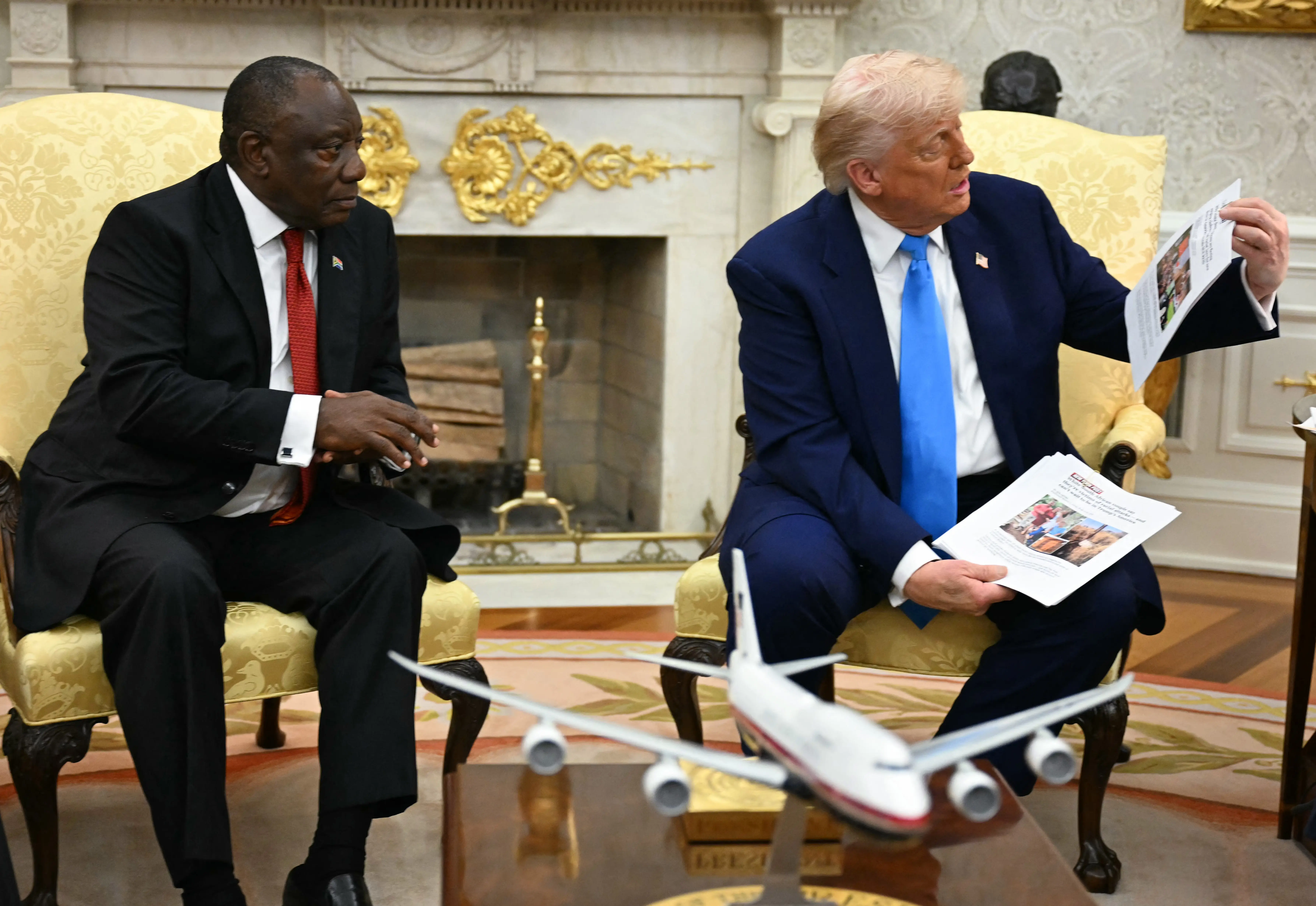 Trump shows WION screengrab to back his claims of 'White Genocide' in South Africa