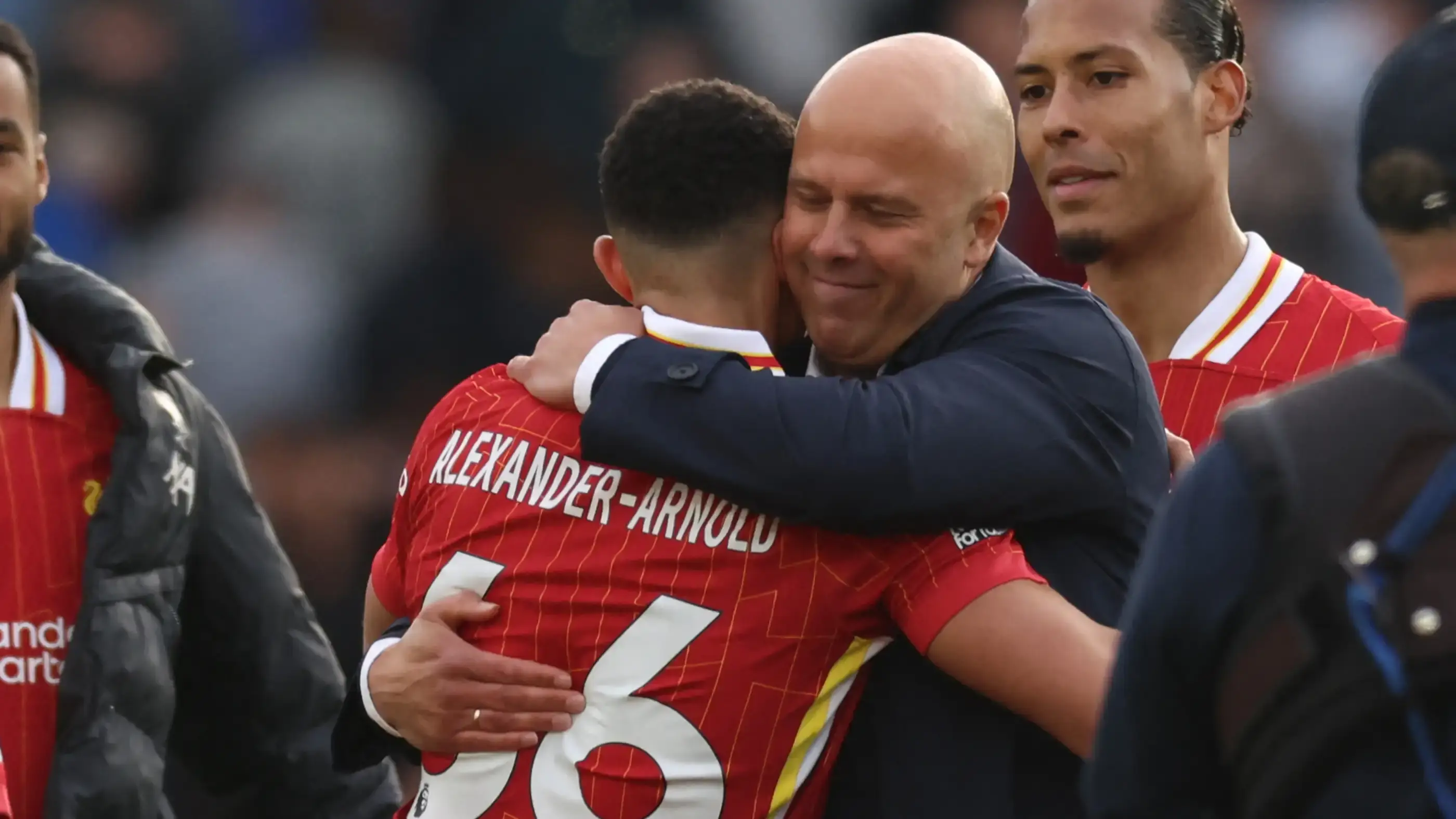 Arne Slot says Alexander-Arnold 'deserves' his part in Liverpool title party