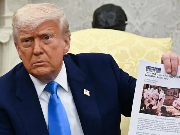 Donald Trump shows 'white genocide in South Africa,' turns out it is Congo | Fact Check Donald Trump shows 'white genocide in South Africa,' turns out it is Congo | Fact Check