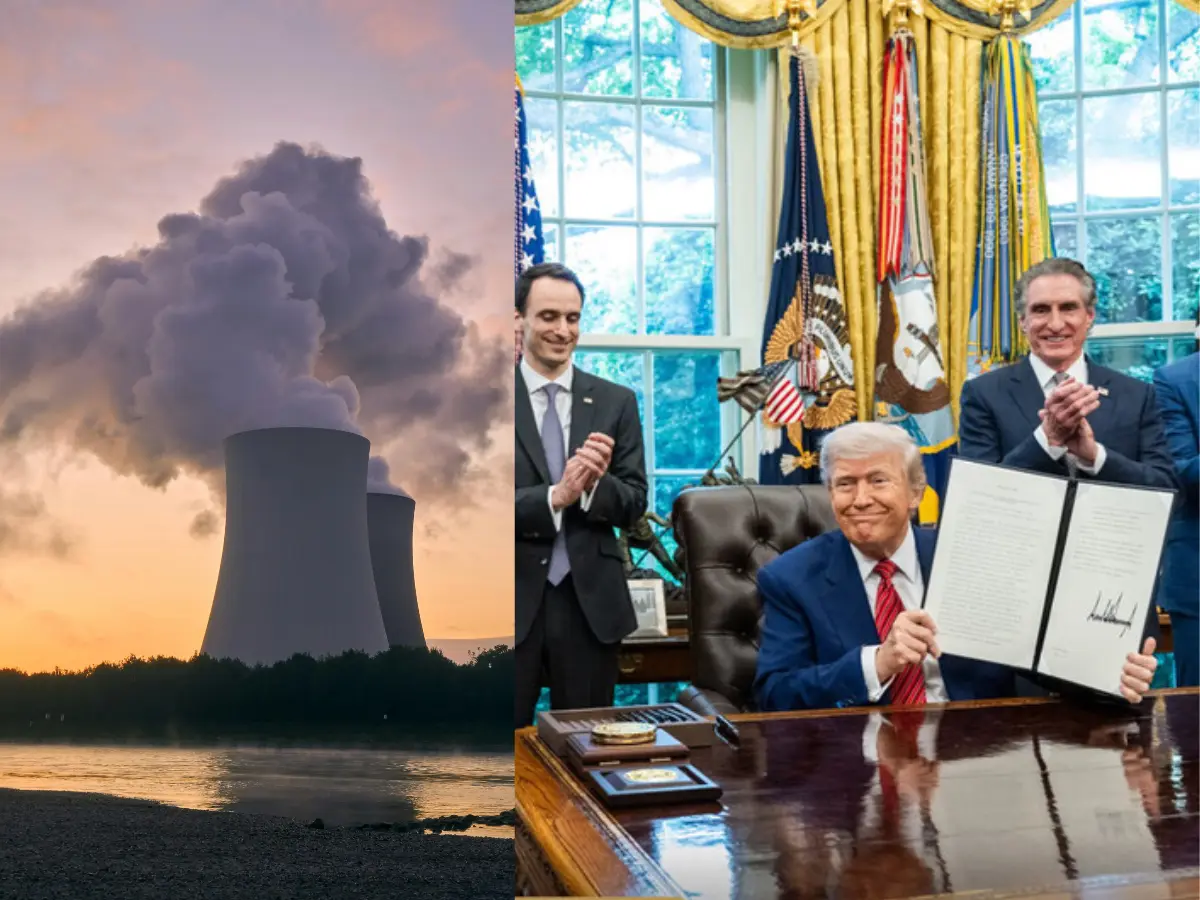 Trump signs executive order to boost US nuclear power by 300% in next 25 years; critics call it 'guillotine' to safety