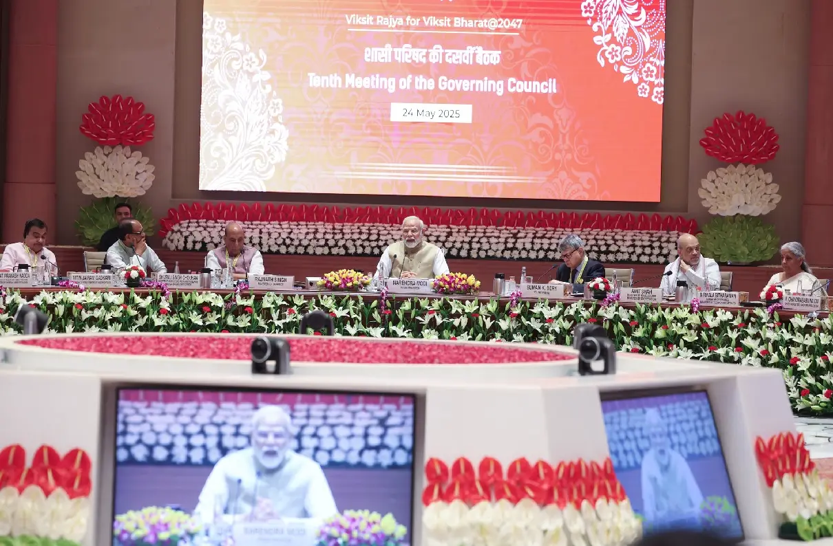 ‘No goal impossible if Centre and States work like Team India’: PM Modi at NITI Aayog meeting