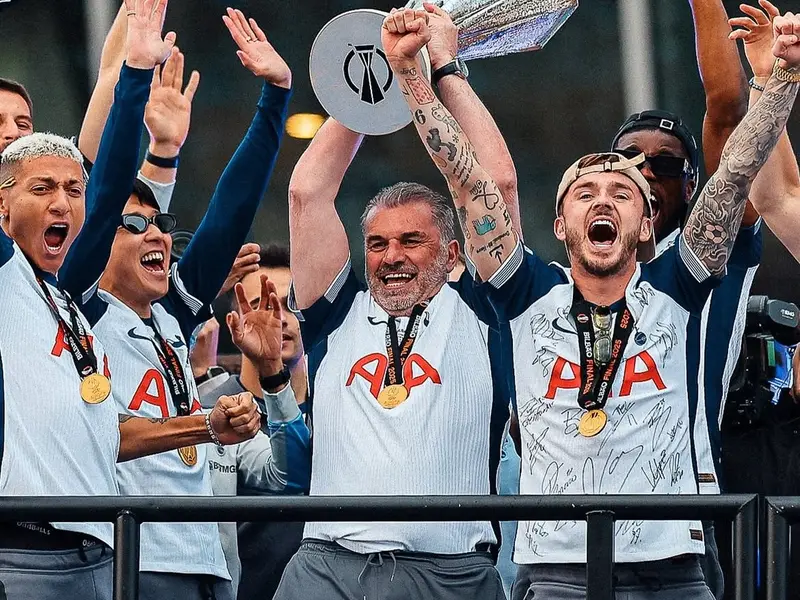 Ange Postecoglou's future at Spurs remains uncertain despite European glory Ange Postecoglou's future at Spurs remains uncertain despite European glory