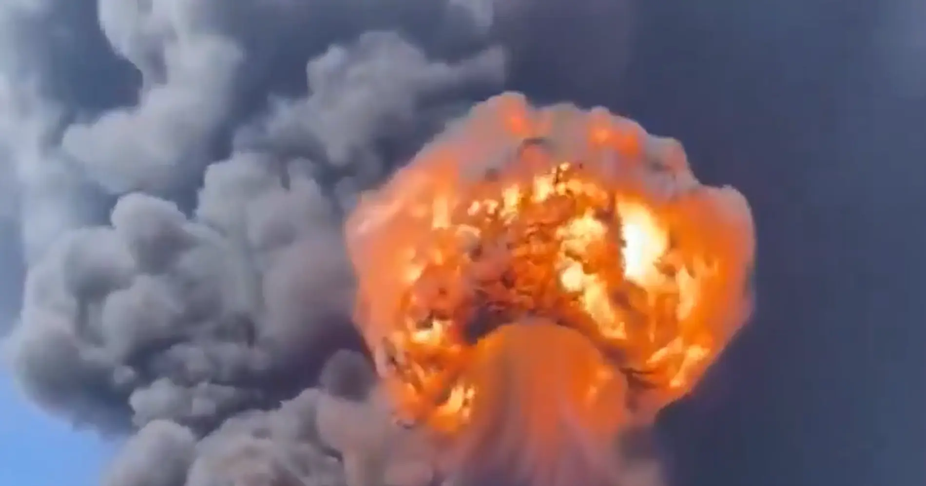 WATCH-Explosion at China's chemical plant forms mushroom cloud over town; five dead, several injured