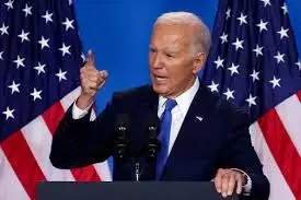 ‘My bones are strong’: Biden avoids Trump, focuses  on democracy in first speech after cancer diagnosis