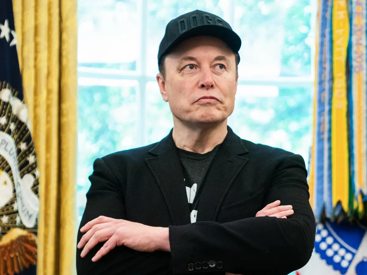 'Go ahead, punch me...': Musk reveals who gave him the black eye seen at his White House farewell