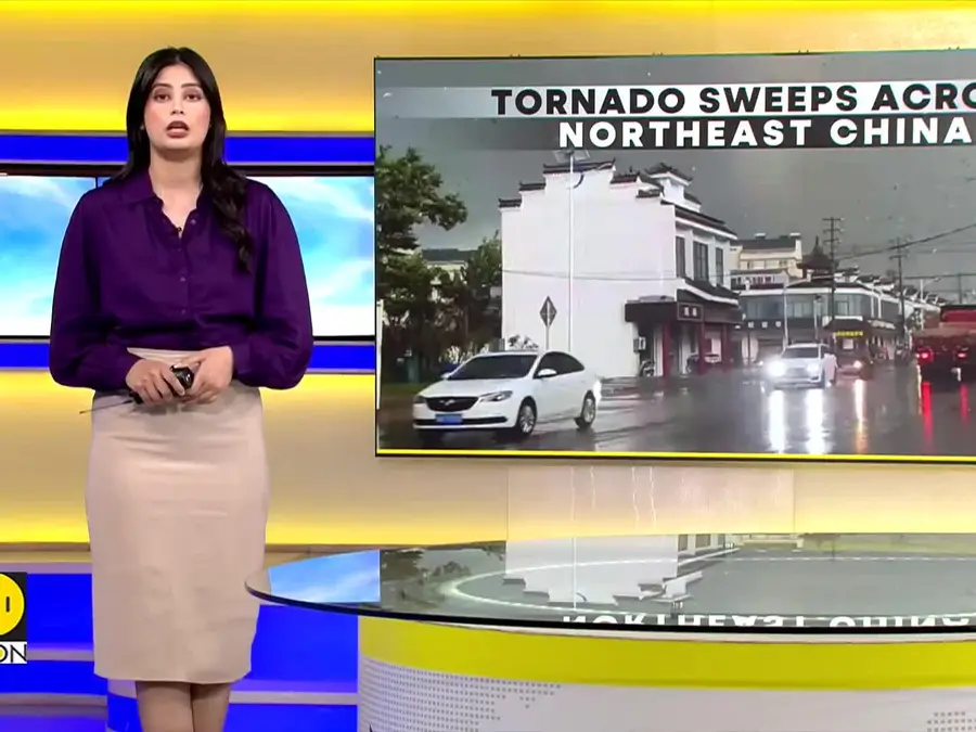 Tornado swept through China’s Jilin province