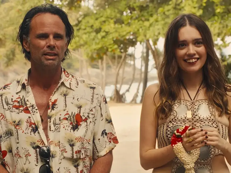 Walton Goggins clears the air about feud with White Lotus co-star Aimee Lou Wood