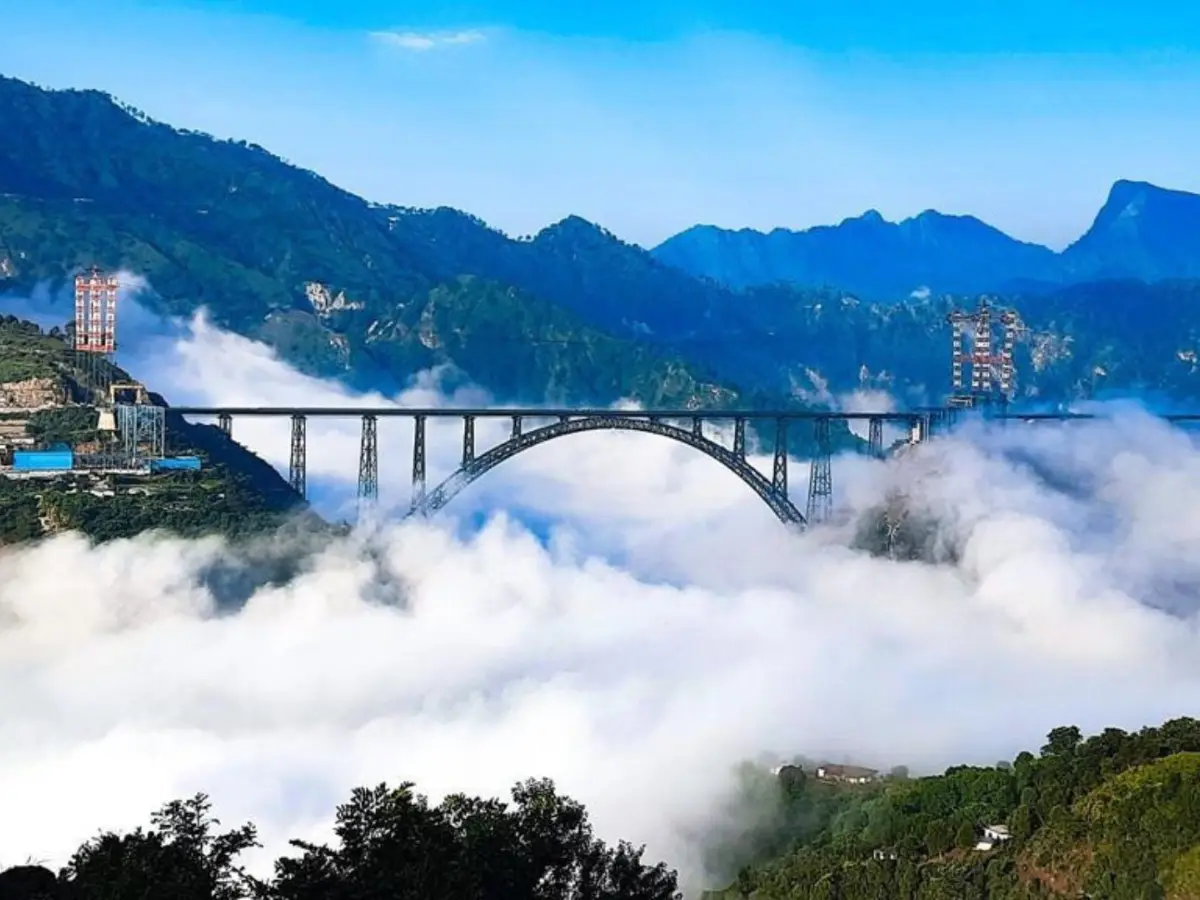 Chenab Bridge, India (Jammu & Kashmir)