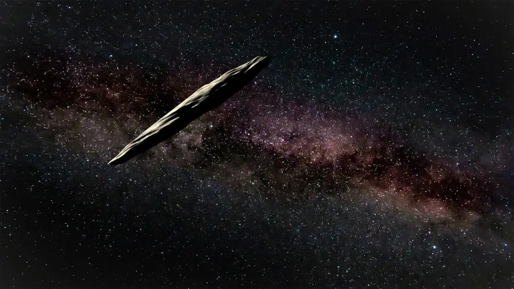 No Visible Comet Tail, But It Sped Up