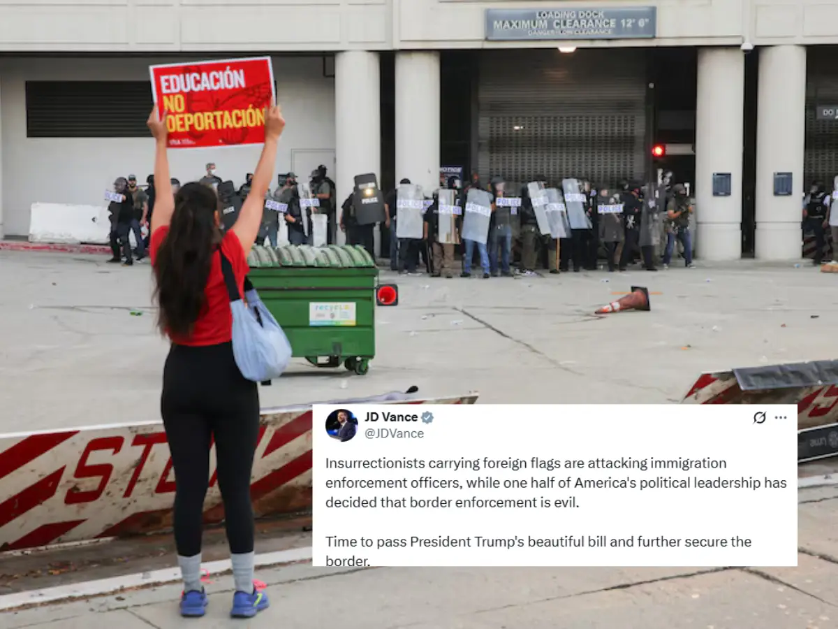 Vice President JD Vance calls protesters 'insurrectionists', issues advice