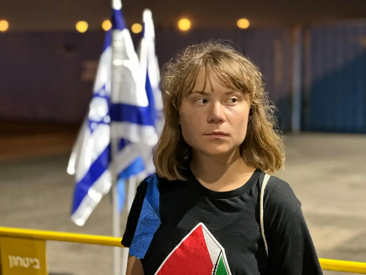 Greta Thunberg, other detained activists from Gaza-bound aid boat arrive at Israeli airport for deportation Greta Thunberg, other detained activists from Gaza-bound aid boat arrive at Israeli airport for deportation
