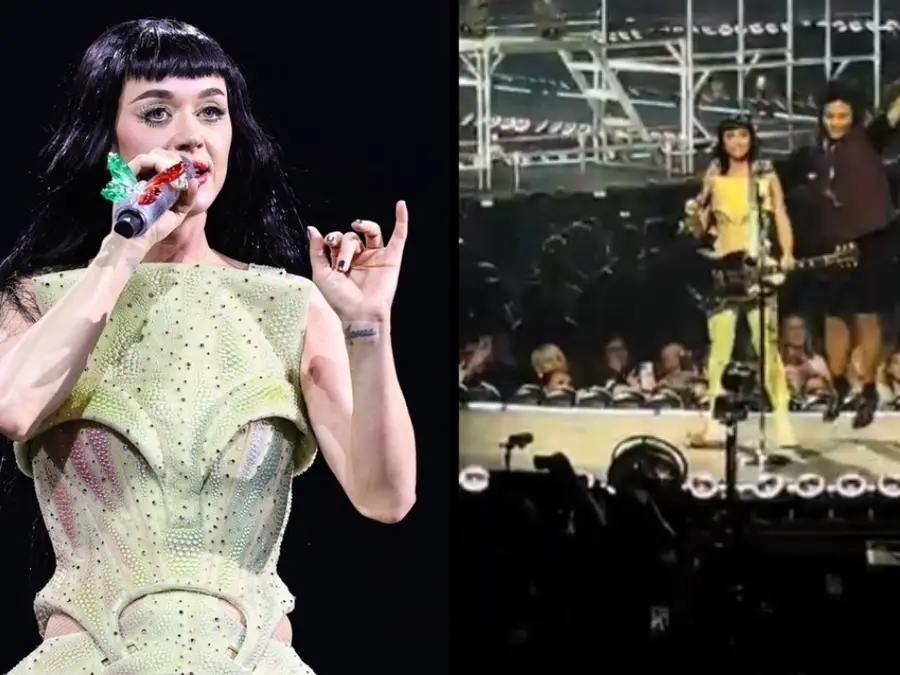 Katy Perry 'scary' moment as singer gets grabbed by fan on stage during concert | Watch