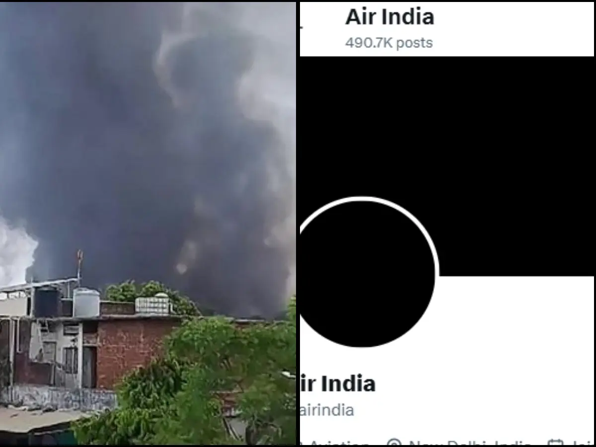 Gujarat plane crash: Air India turns social media photos black