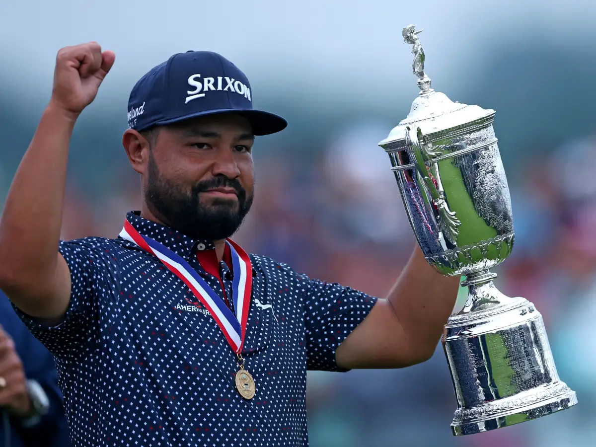 Golf: J.J. Spaun wins US Open for first major title with late birdie binge Golf: J.J. Spaun wins US Open for first major title with late birdie binge