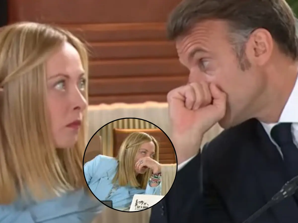 Italian PM Meloni's eye-roll after 'secret talks' with French President Macron goes viral during G7 meeting | Watch