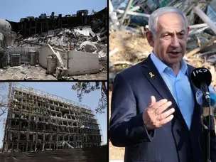 Labs to DNA samples: Images show extent of damage to Israel's Weizmann Institute after Iran's attack, Netanyahu visits site