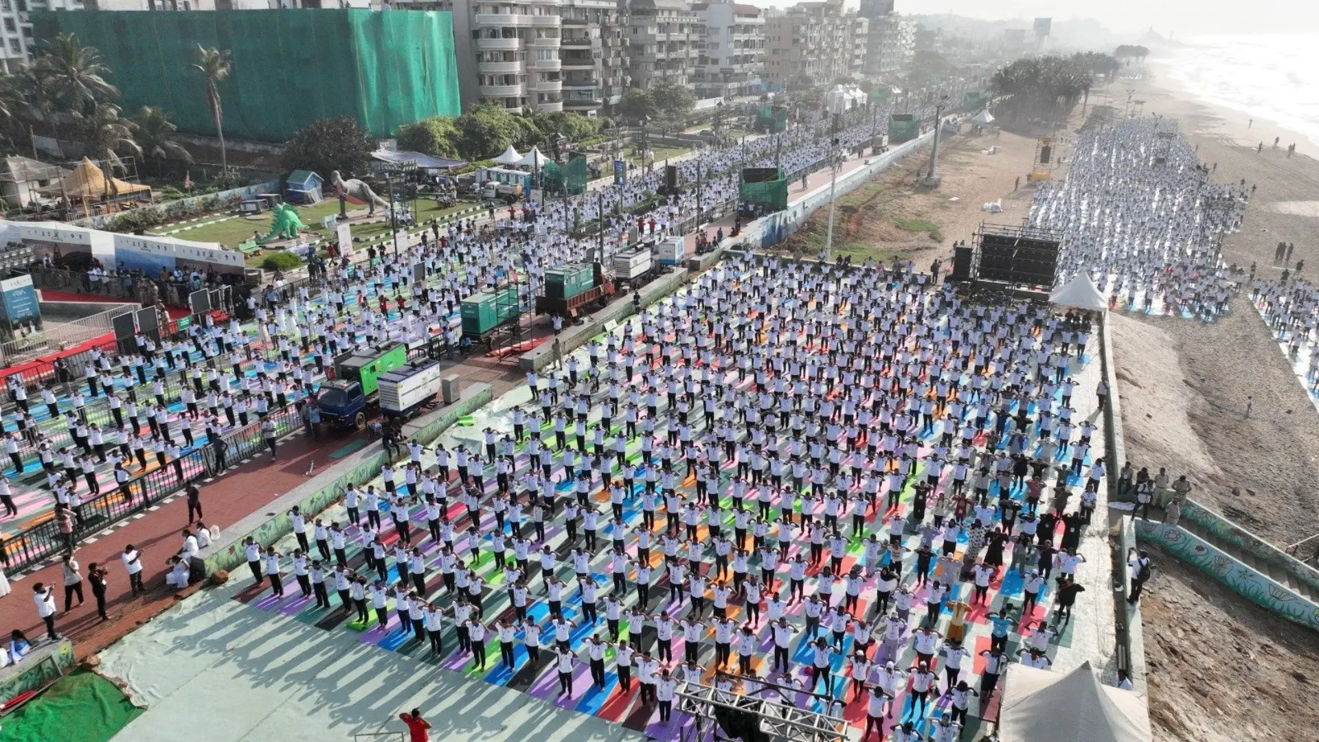 PM Modi Leads Yoga Day at Vizag