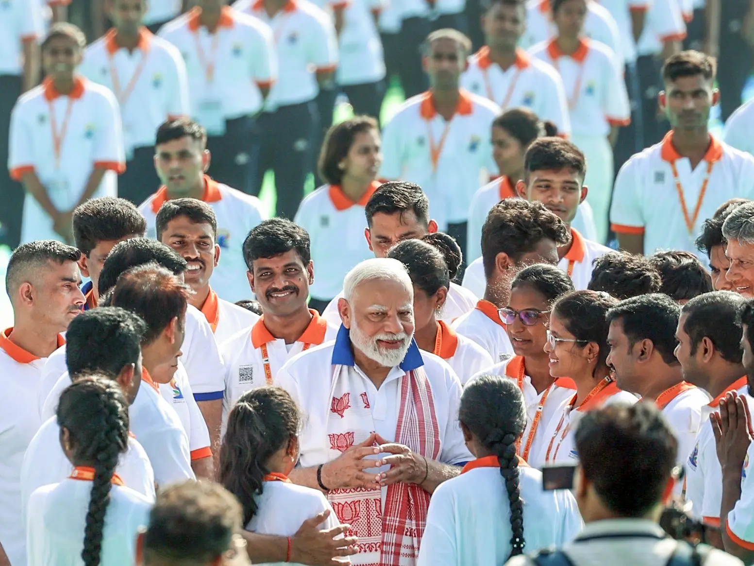 'Yoga is for all': PM Modi leads 11th International Day of Yoga celebrations in Visakhapatnam 'Yoga is for all': PM Modi leads 11th International Day of Yoga celebrations in Visakhapatnam