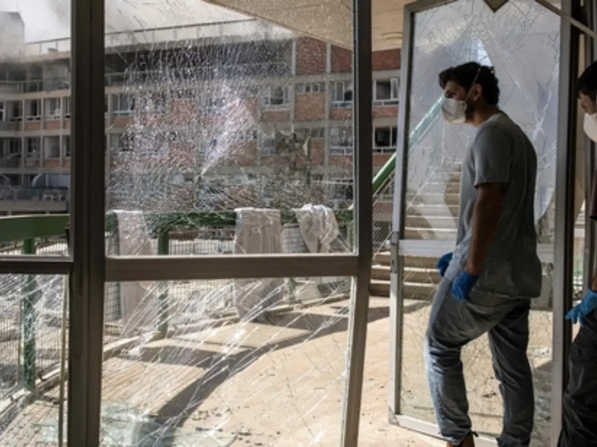 Iran's missile was not targeting Soroka Hospital?
