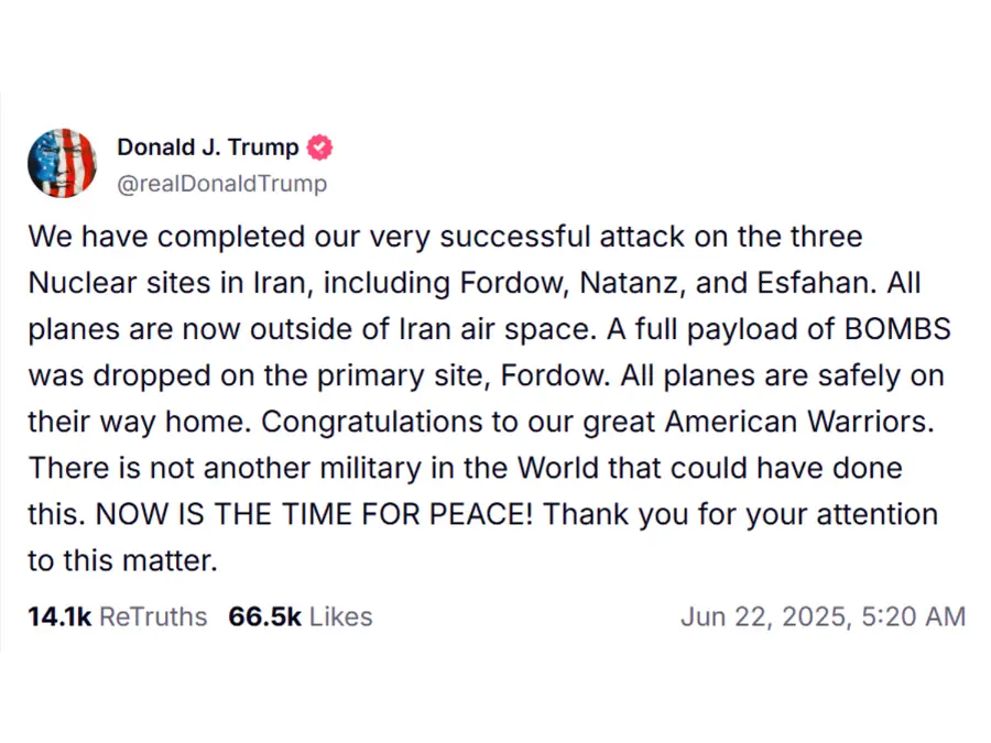 Trump breaks Truth Social! Social media platform crashes as Trump announces US strikes on Iranian nuclear sites