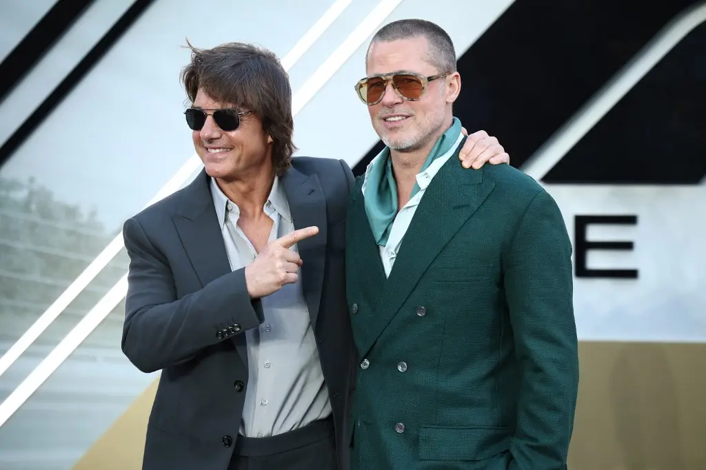 Tom Cruise and Brad Pitt