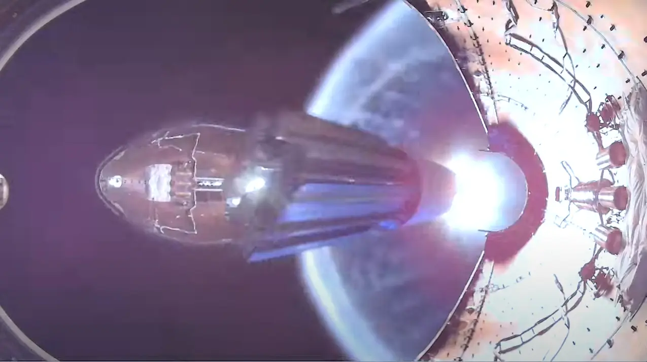 Stage Separation in Axiom Mission-4