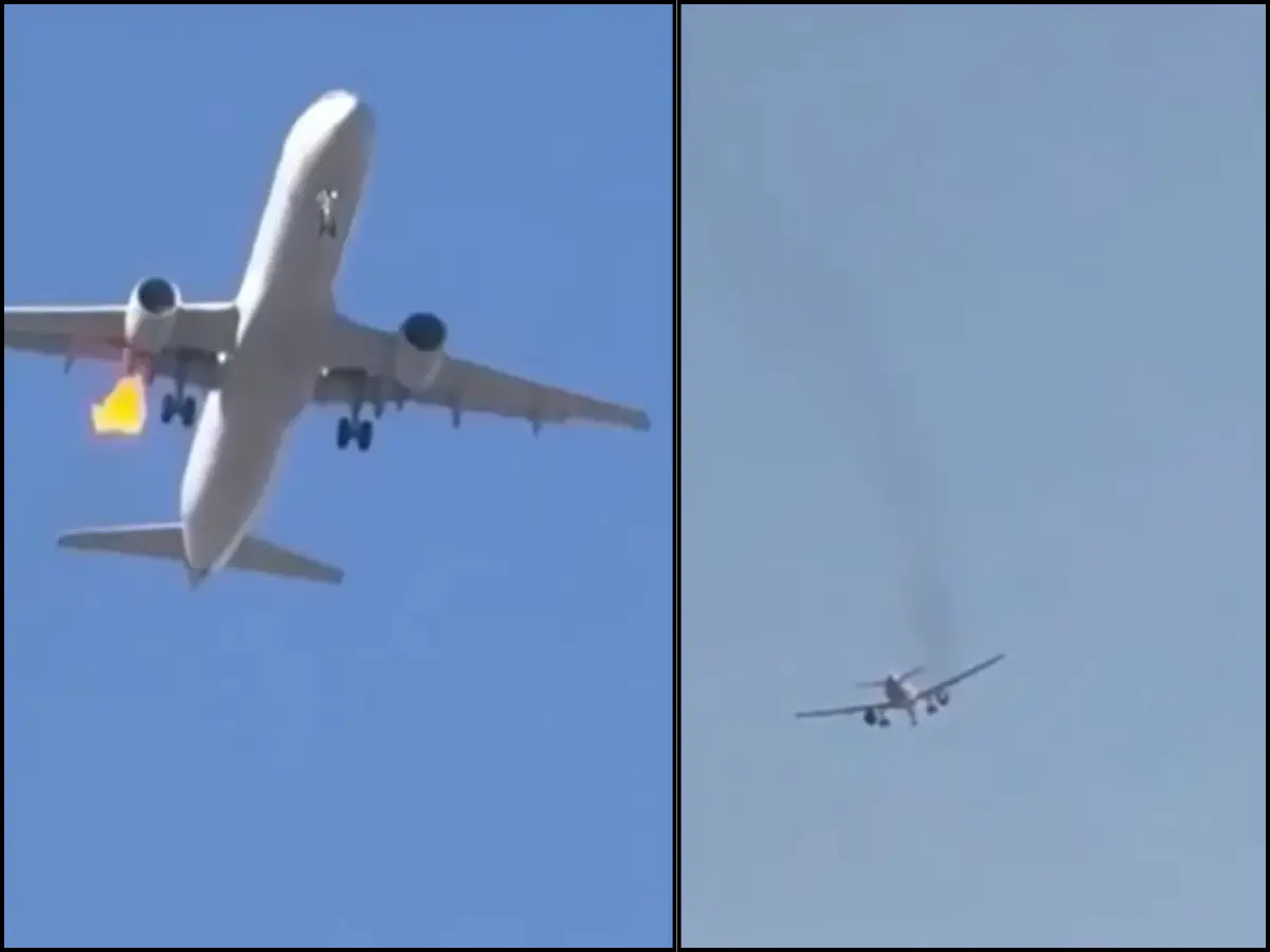 American Airlines flight from Las Vegas catches fire mid-air