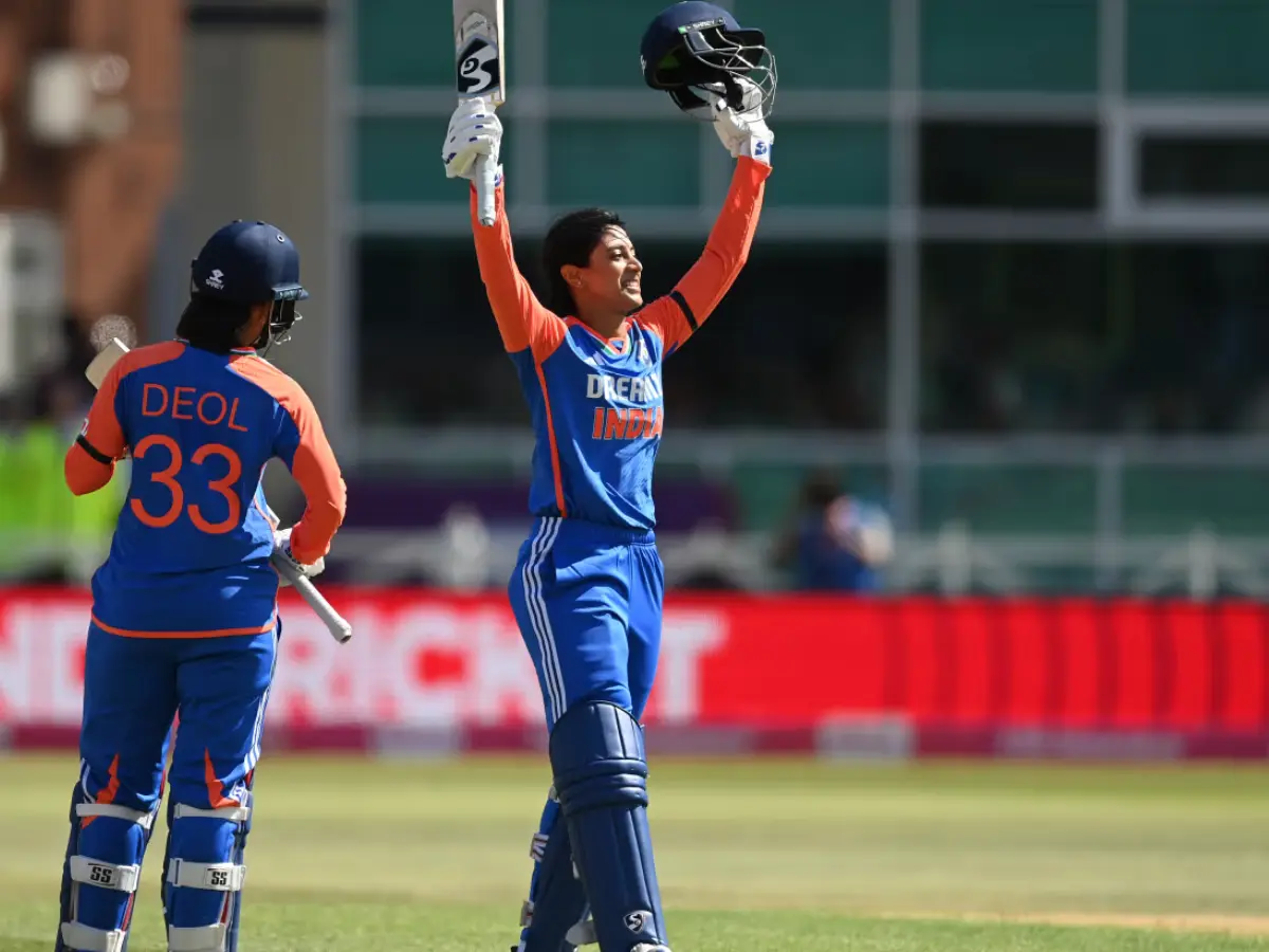 Smriti Mandhana scripts history as India crush England by 97 Runs in Nottingham Smriti Mandhana scripts history as India crush England by 97 Runs in Nottingham