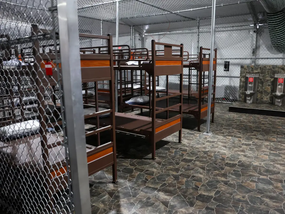 Here's how the Alligator Alcatraz detention centre looks