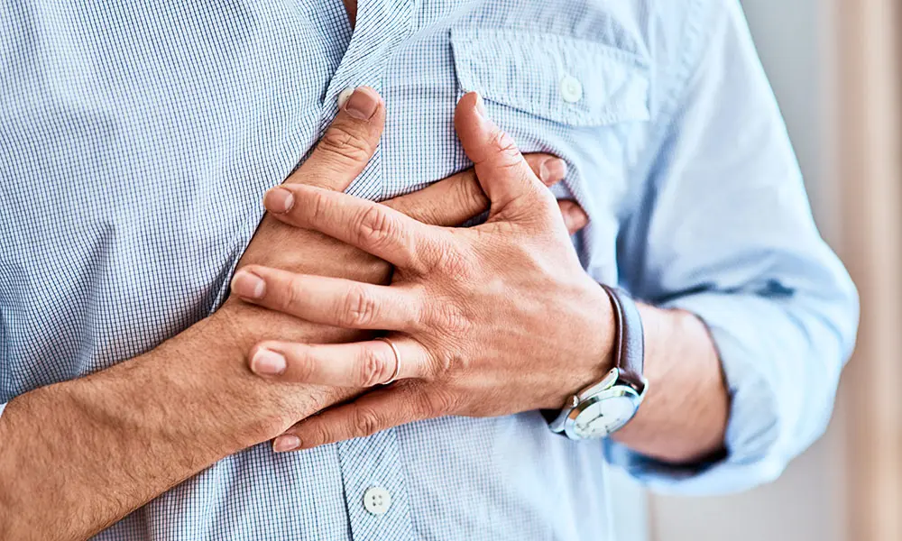 Chest discomfort and heaviness