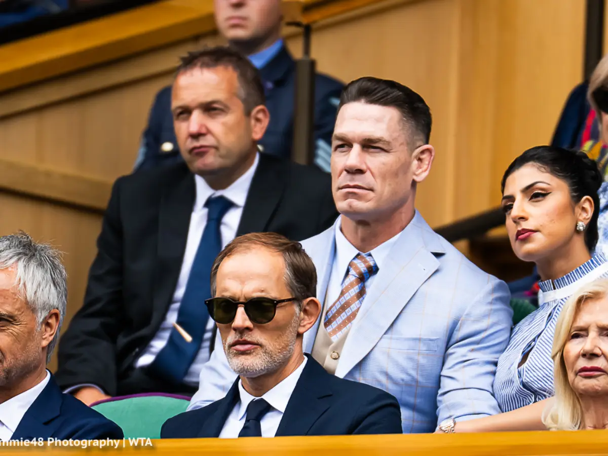 WWE champion John Cena shares spotlight with THIS football great at Wimbledon 2025 WWE champion John Cena shares spotlight with THIS football great at Wimbledon 2025