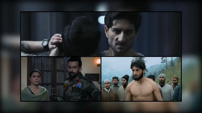 Sarzameen Trailer: Prithviraj, Ibrahim and Kajol take centre stage in what promises to be an intense action drama Sarzameen Trailer: Prithviraj, Ibrahim and Kajol take centre stage in what promises to be an intense action drama