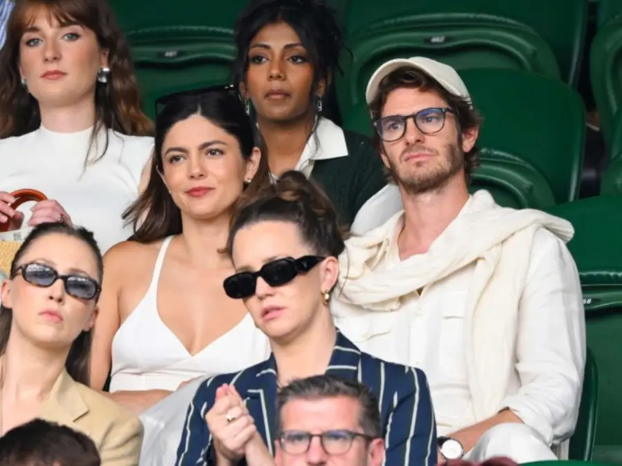 Andrew Garfield makes his relationship official with Monica Barbaro at Wimbledon Championship