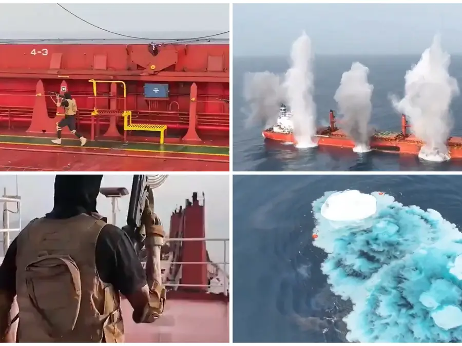 'WILD FOOTAGE': Houthi rebels attacked ship, SANK it whole, chanted death to America. Then they killed 3 in another ship