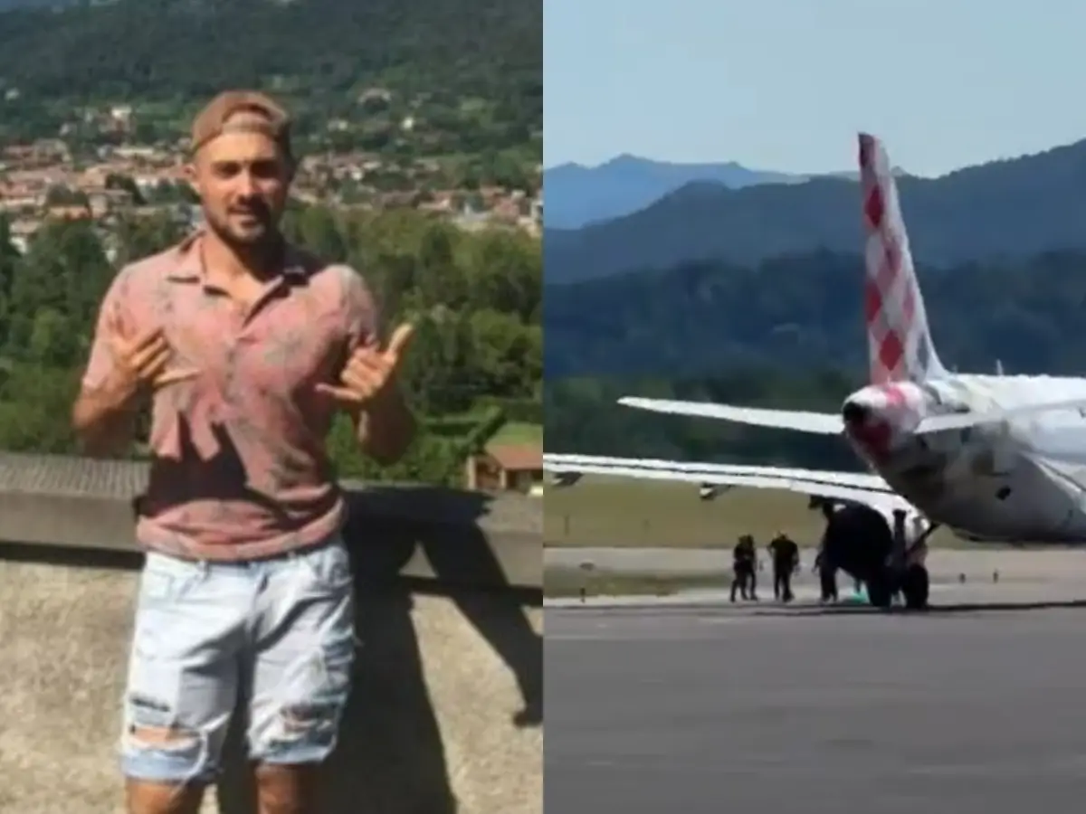 'Don't look out': Bloody scene unfolds at Milan airport after a man reportedly throws himself into plane engine 'Don't look out': Bloody scene unfolds at Milan airport after a man reportedly throws himself into plane engine