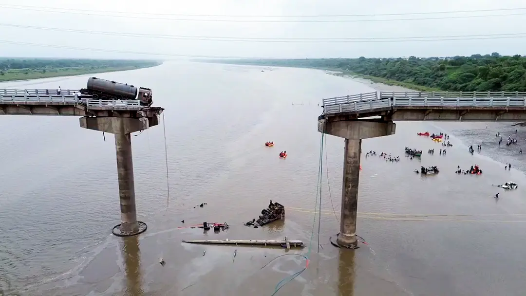 ‘Pedestal and articulation crushing’: Preliminary report reveals cause behind Gujarat bridge collapse
