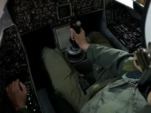 Can you be left-handed and still fly a fighter jet?