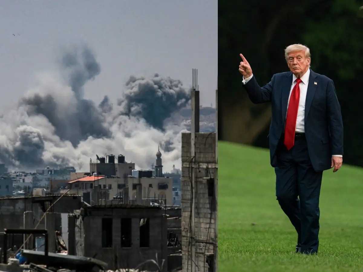Trump says he'll get Gaza 'STRAIGHTENED OUT' in a week, even as Israeli strikes kill 8 children collecting water Trump says he'll get Gaza 'STRAIGHTENED OUT' in a week, even as Israeli strikes kill 8 children collecting water