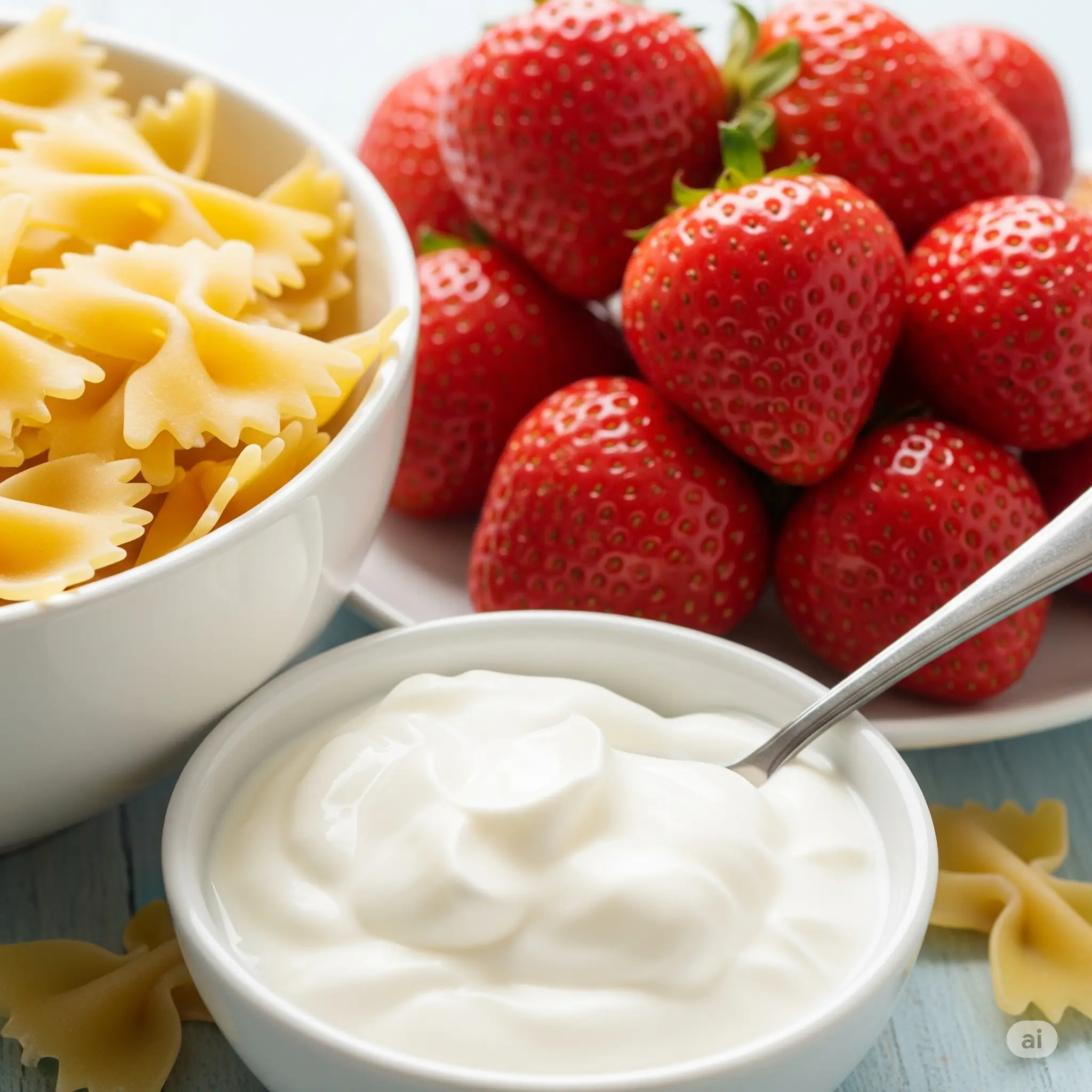 What You'll Need to Make Pasta with strawberries