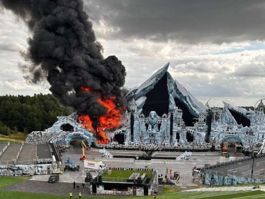 Massive fire engulfs Belgium's Tomorrowland mainstage ahead of grand opening, organisers respond