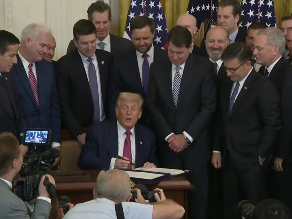 Trump signs landmark crypto bill, the Genius Act, jokes ‘They named it after me’ Trump signs landmark crypto bill, the Genius Act, jokes ‘They named it after me’