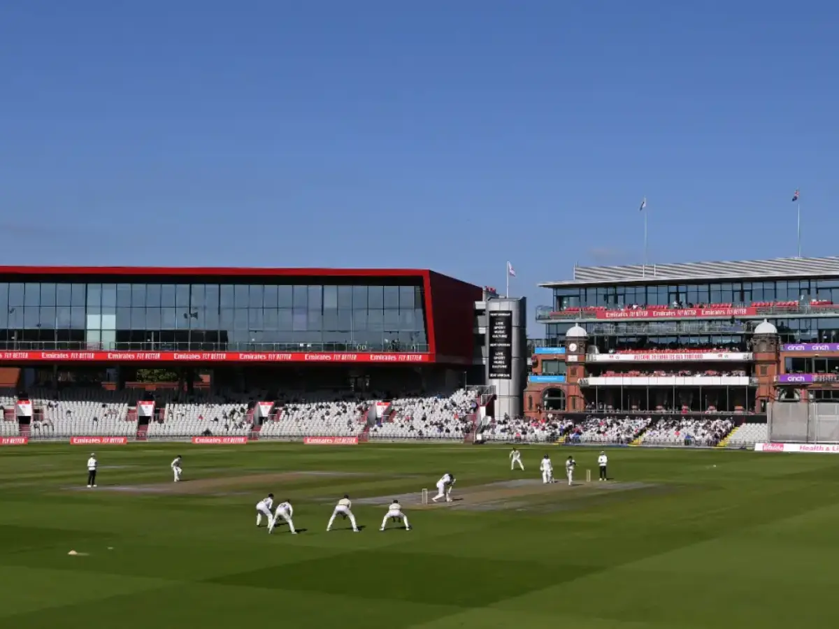 Who holds the highest Test score record for India at Old Trafford? He is a former India skipper